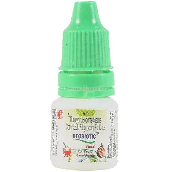 otobiotic plain ear drops 5 ml